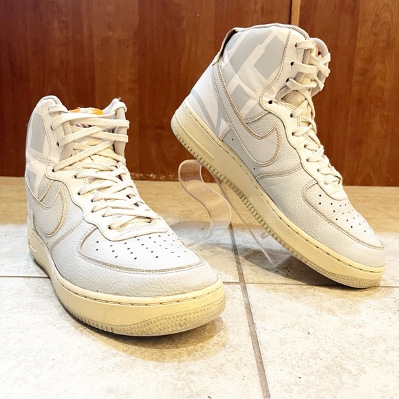 Nike Other - Nike Air Force 1 High Top White Pure Platinum Athletic Sneakers Shoes